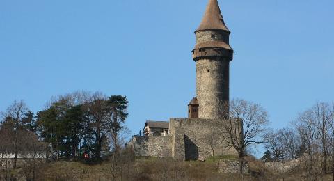 Zřícenina hradu Štramberk a rozhledna Trúba