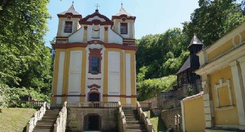 Poutní kostel a lázně Vraclav