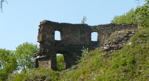 zřícenina hradu Cimburk