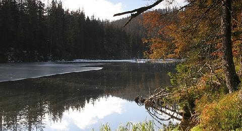 Voda na Šumavě - Jezero Laka